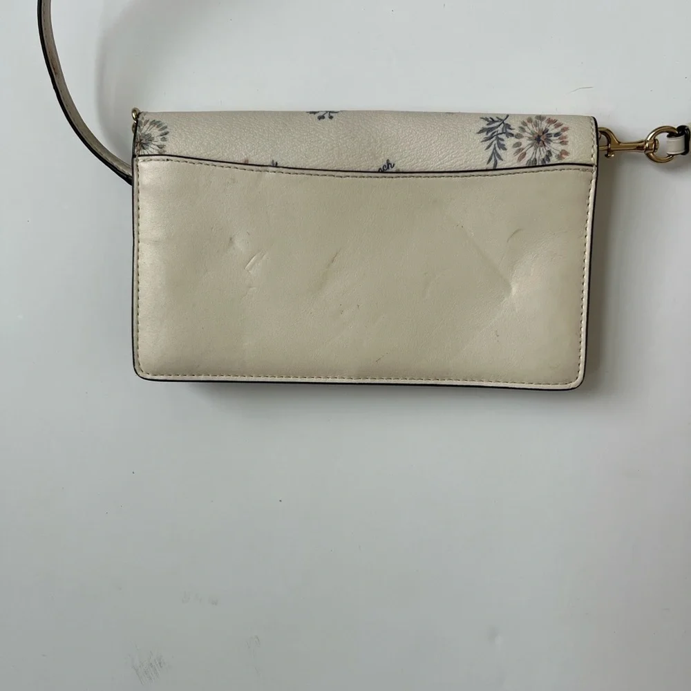 Coach Ivory Floral Crossbody Bag